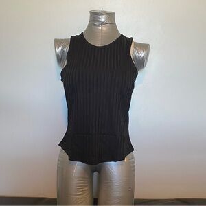 NWT Banana Republic black ribbed tank, Medium